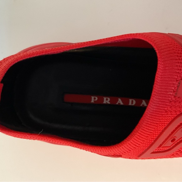 VTG Americas Cup Men’s Red Knit Boat Shoes sz 7, Women’s 8.5 (sz 40) Nice - Picture 10 of 11